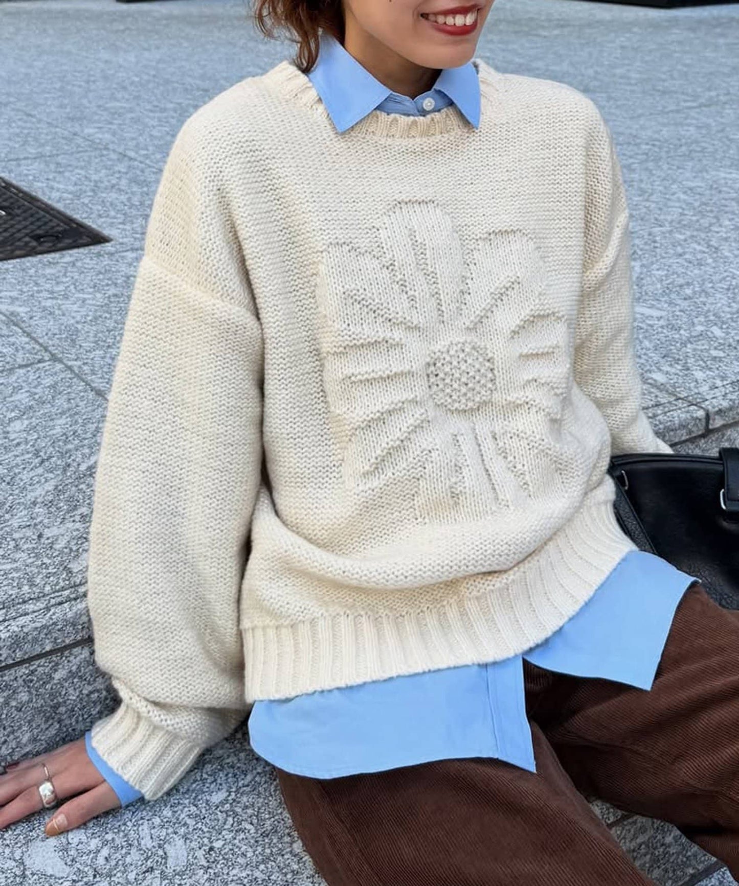CPCM flower knit