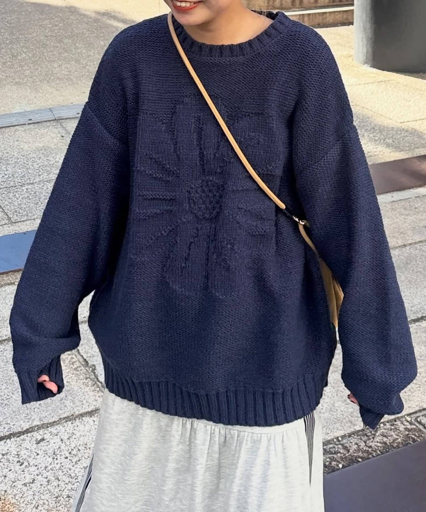 CPCM flower knit