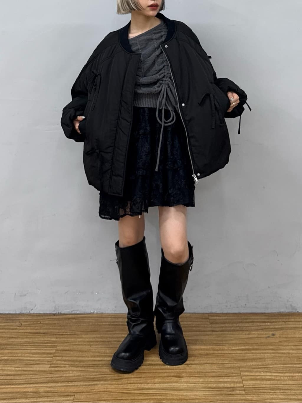 w closet 3D lace mini cami dress