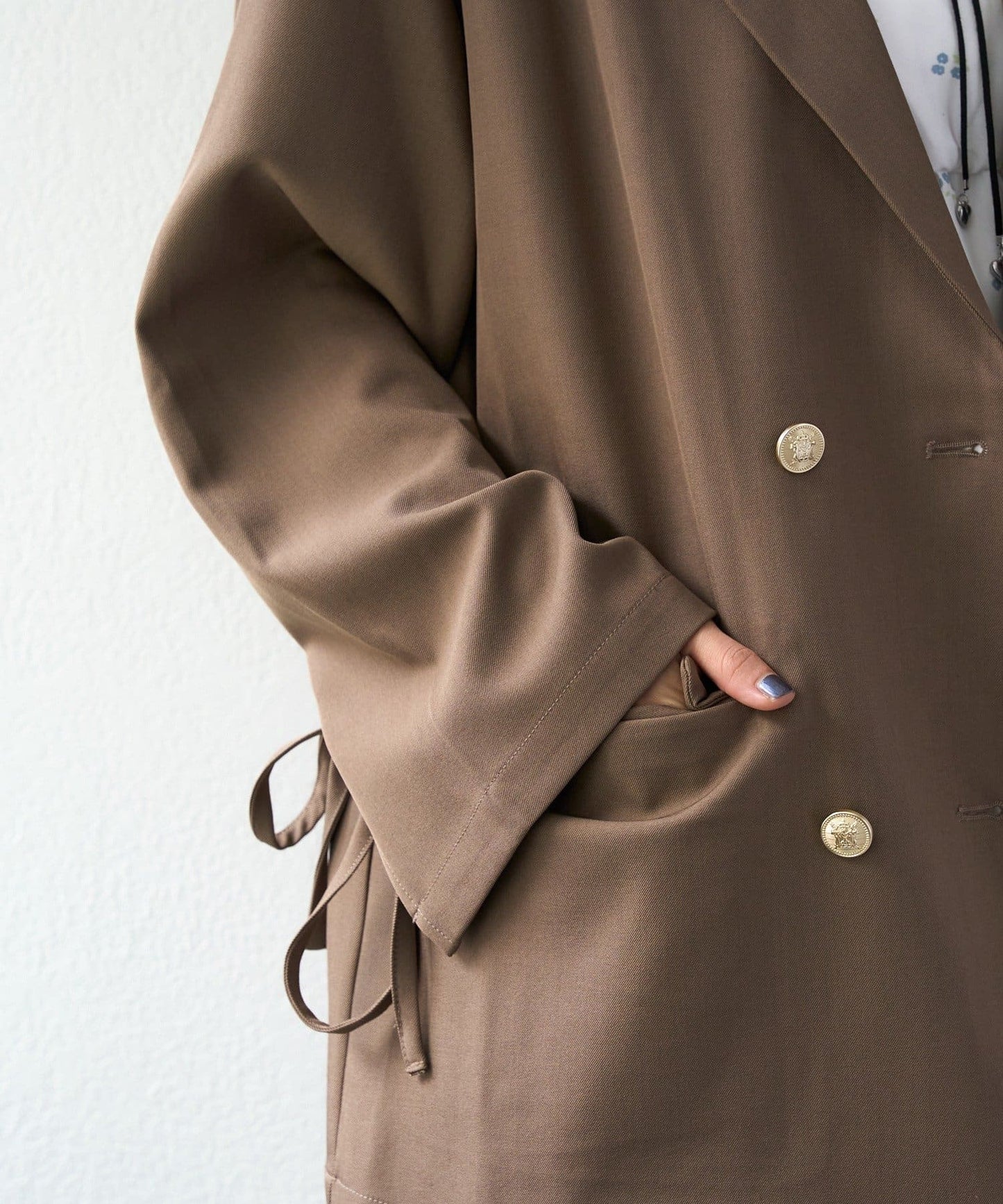 w closet Ribbon BIG tailored jacket