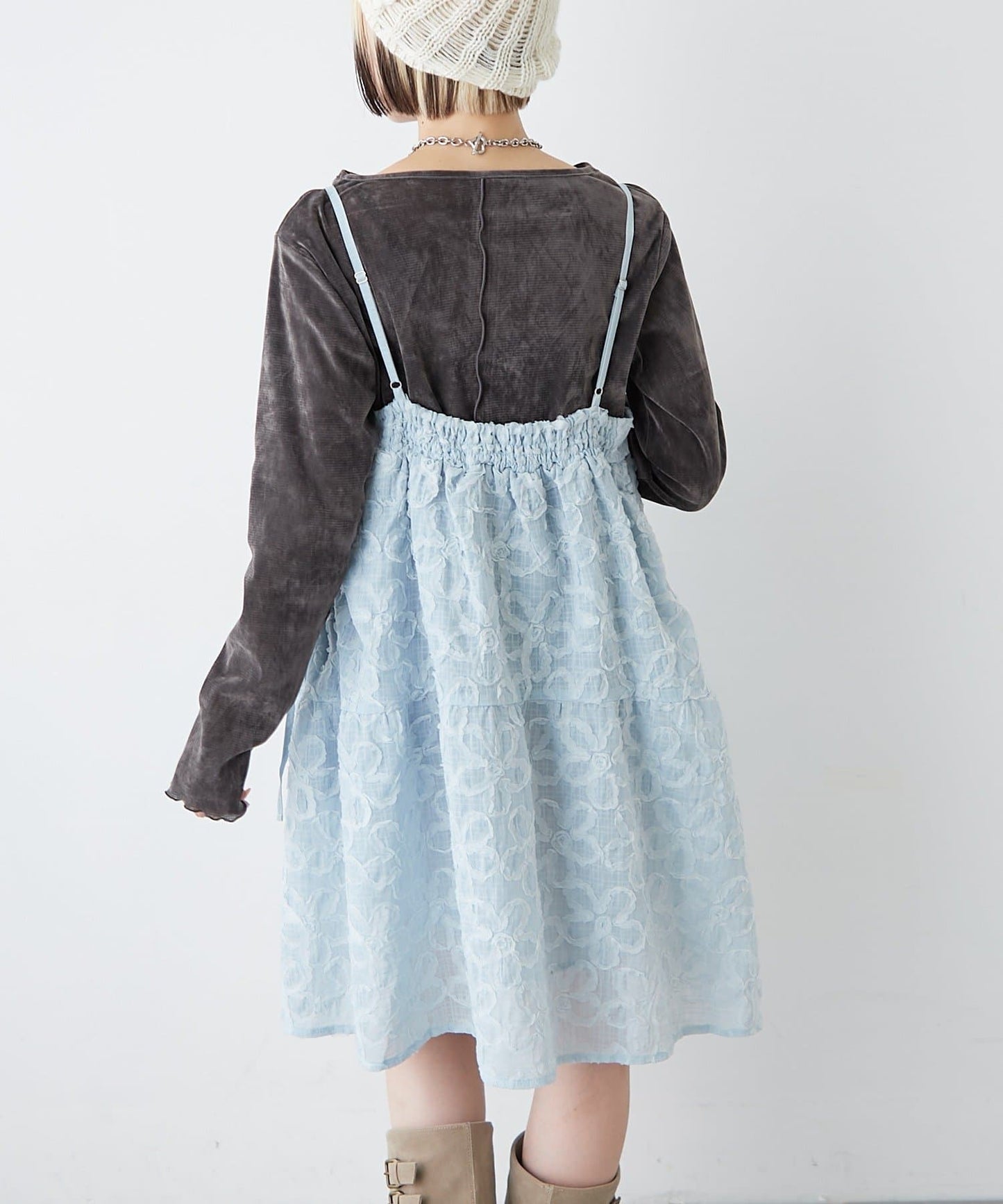 w closet 花花 lace mini ops