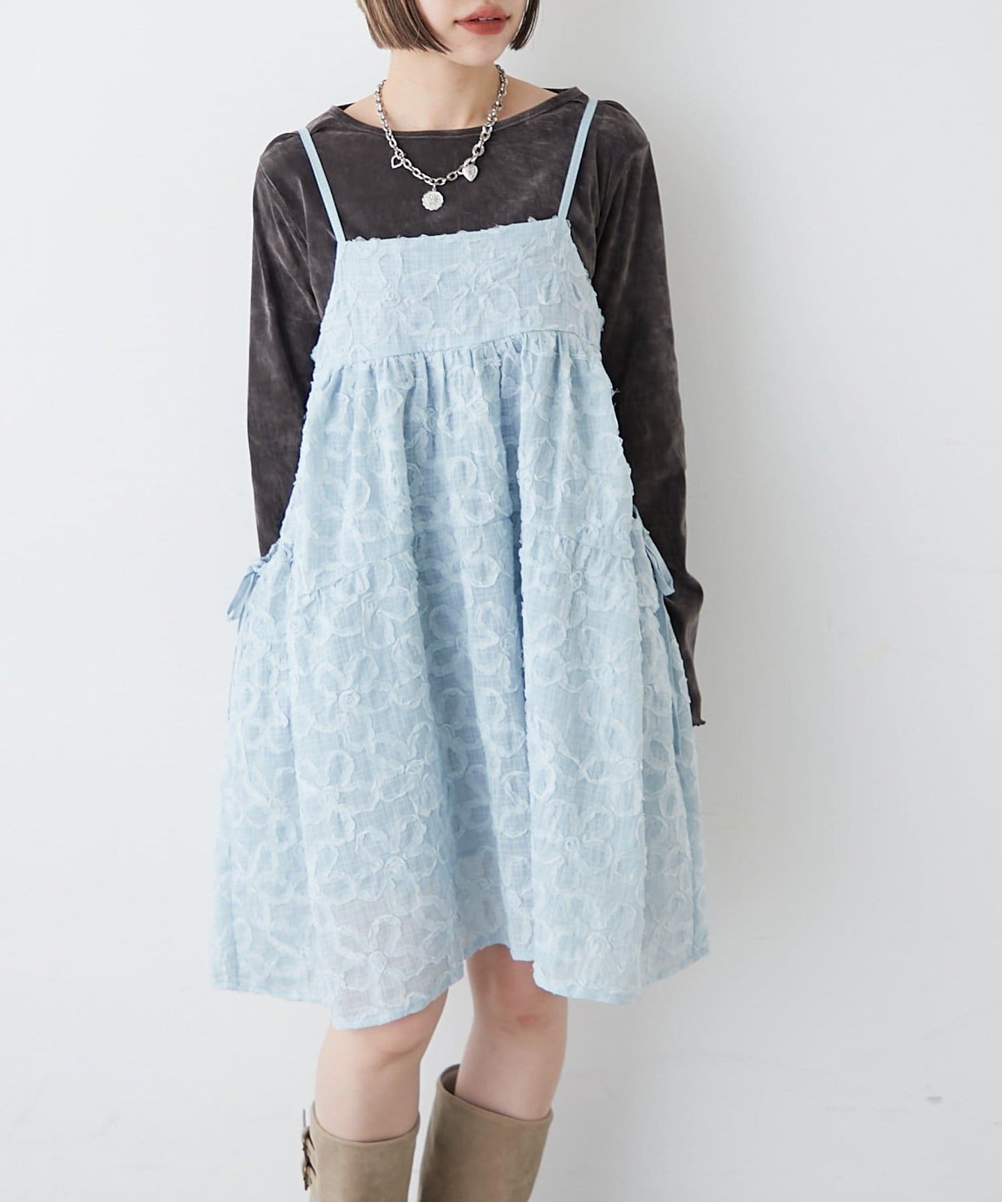 w closet 花花 lace mini ops