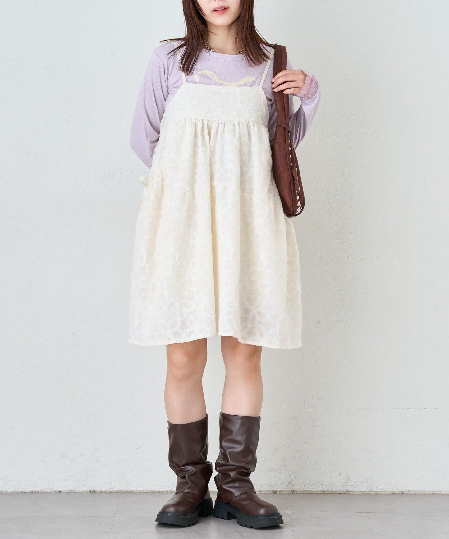 w closet 花花 lace mini ops