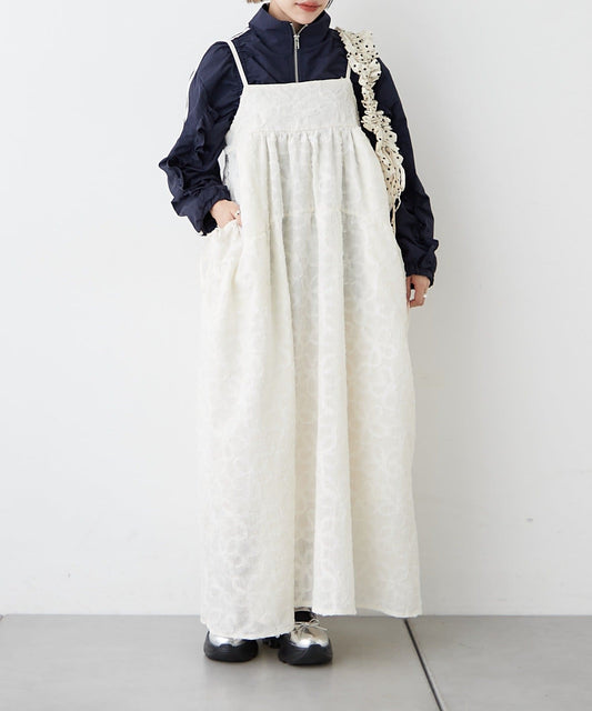 w closet 花花Lace長吊帶連身裙