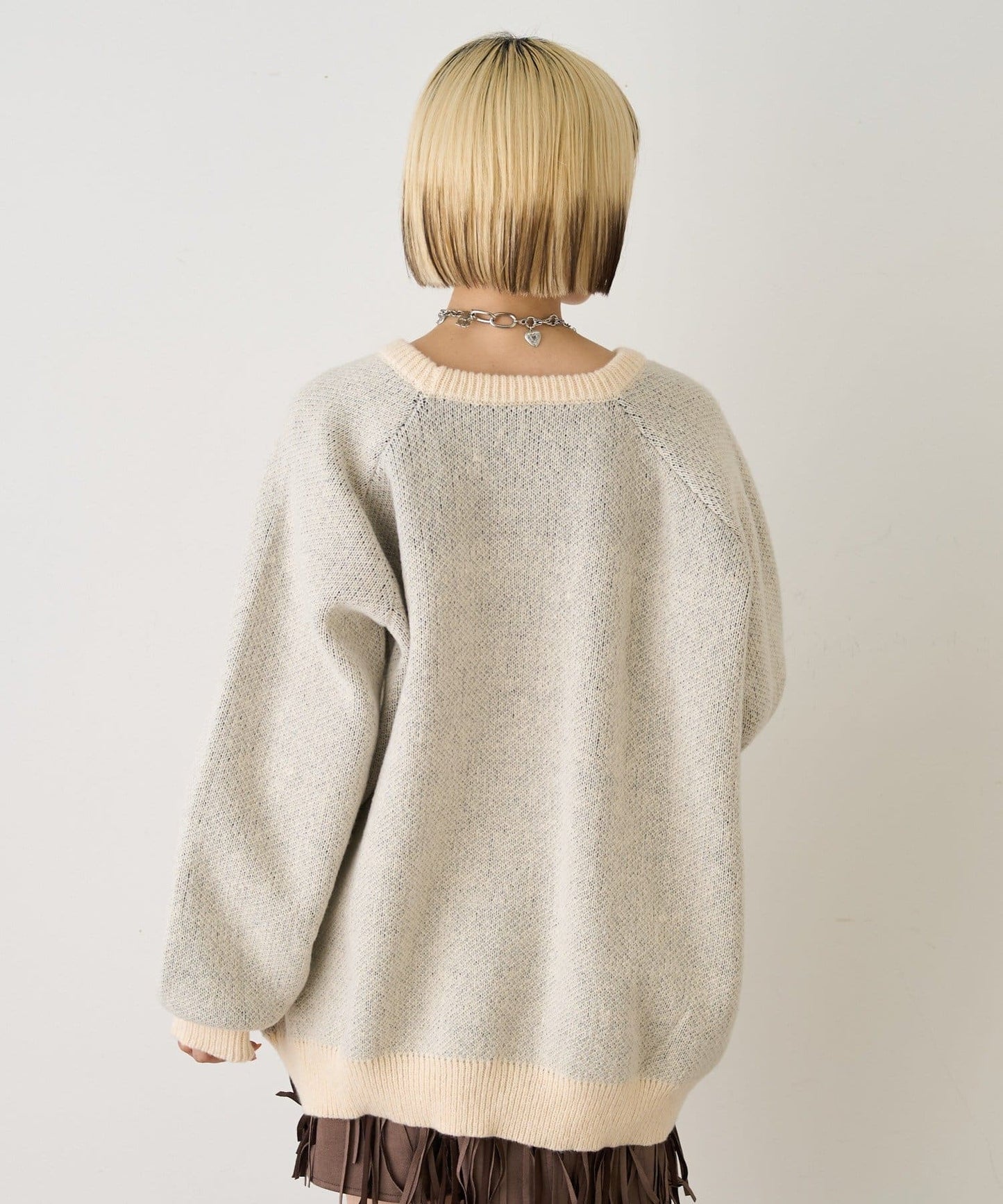 w closet Big Pattern Knit