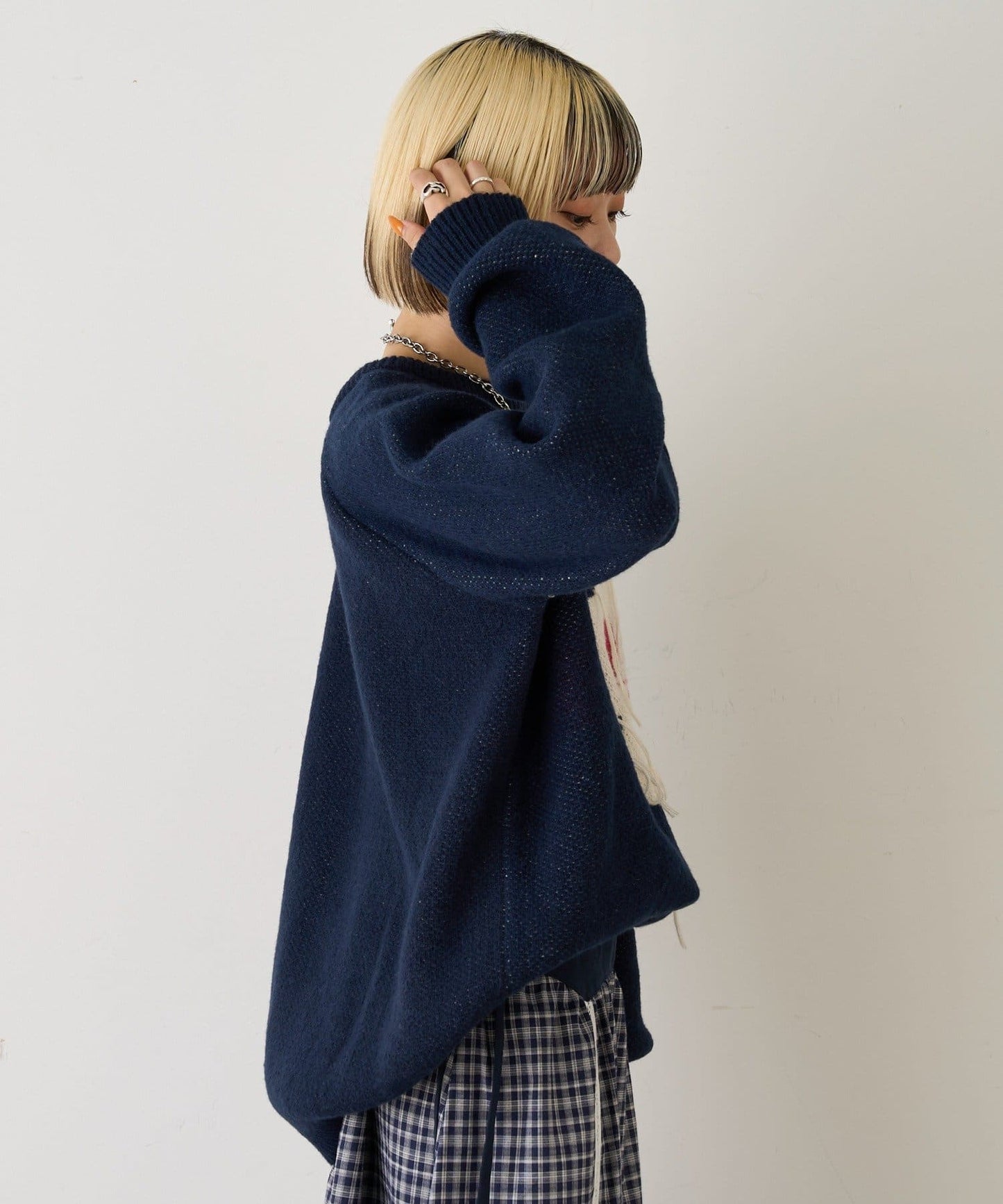 w closet Big Pattern Knit