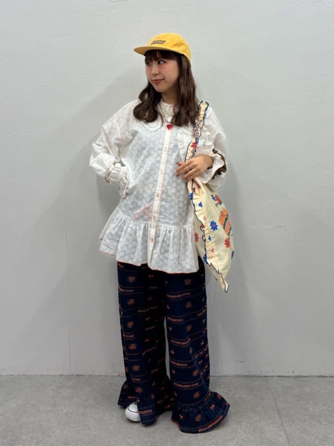 HELLO.SANFRANCISCO Frill lace tunic blouse - Image 39