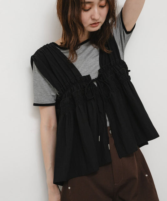 SENSE OF PLACE Layered ruffle blouse - Image 2