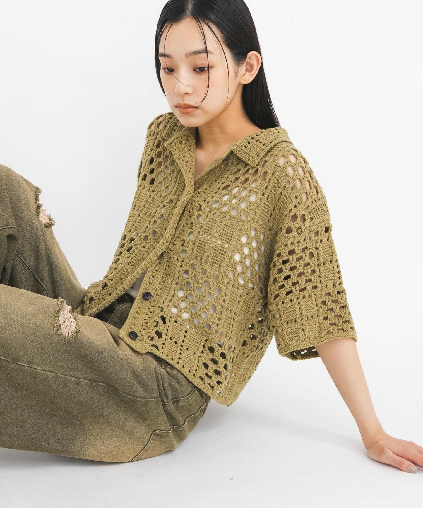 KBF Crochet knit shirt - Image 37