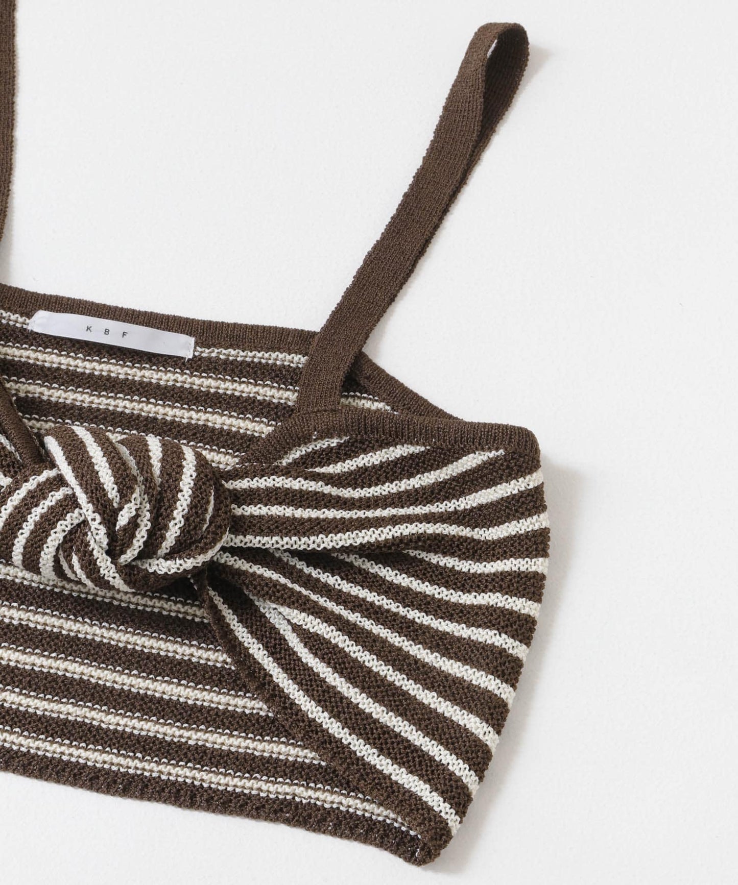 KBF border knit + bustier SET