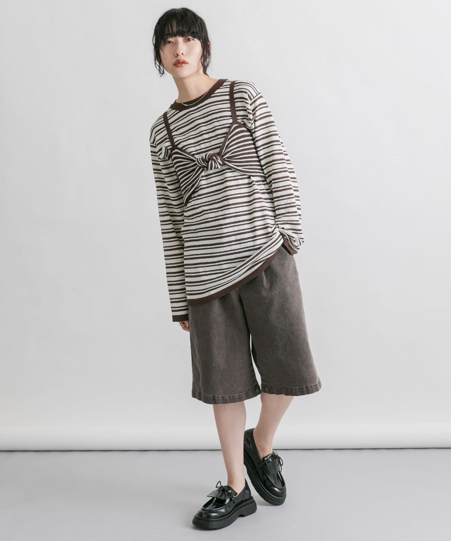 KBF border knit + bustier SET