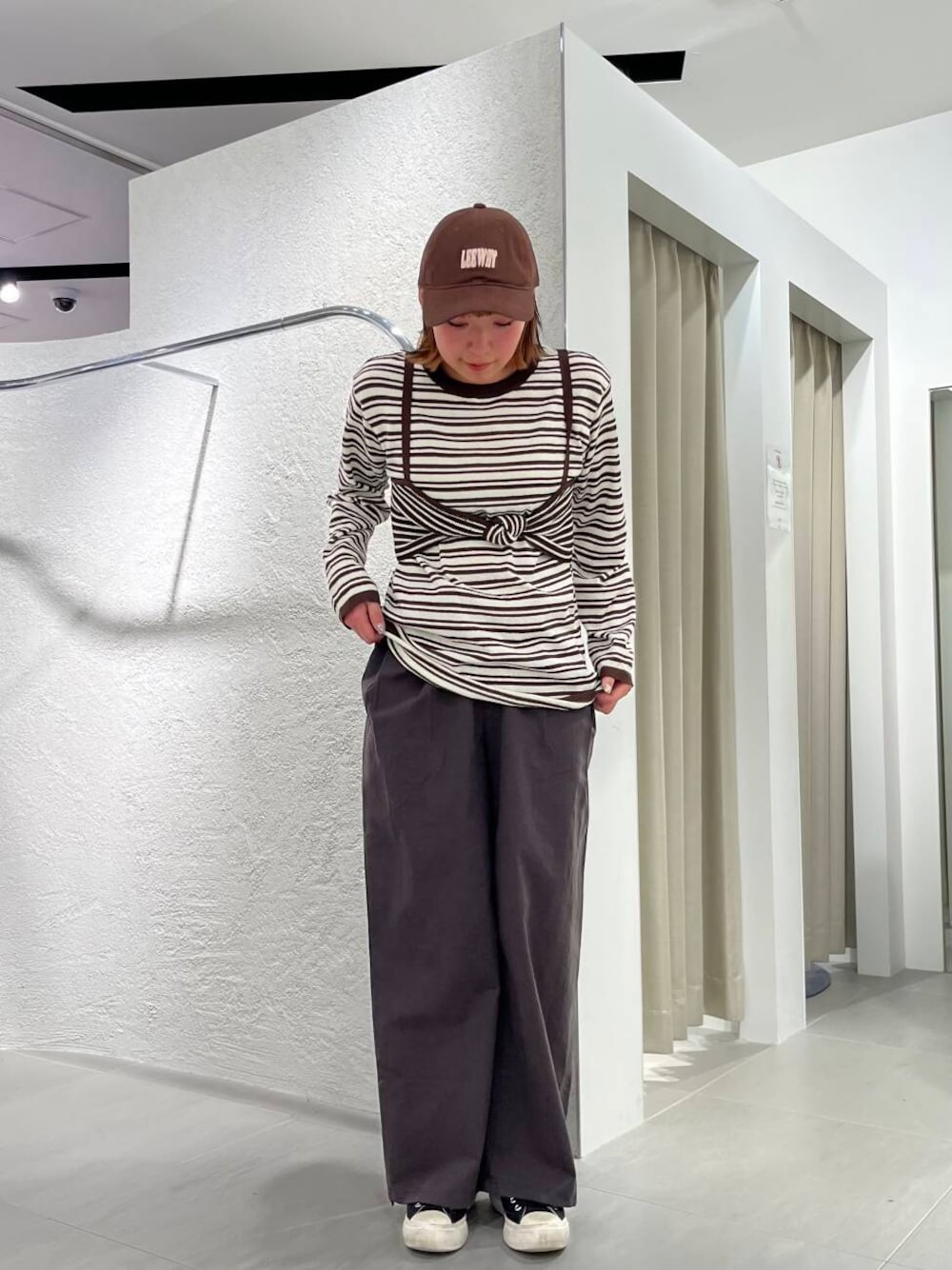 KBF border knit + bustier SET