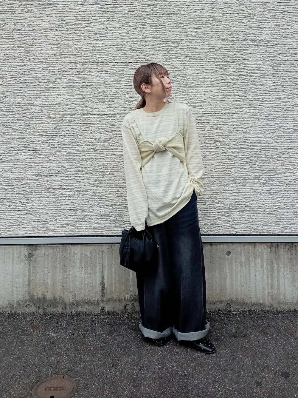 KBF border knit + bustier SET