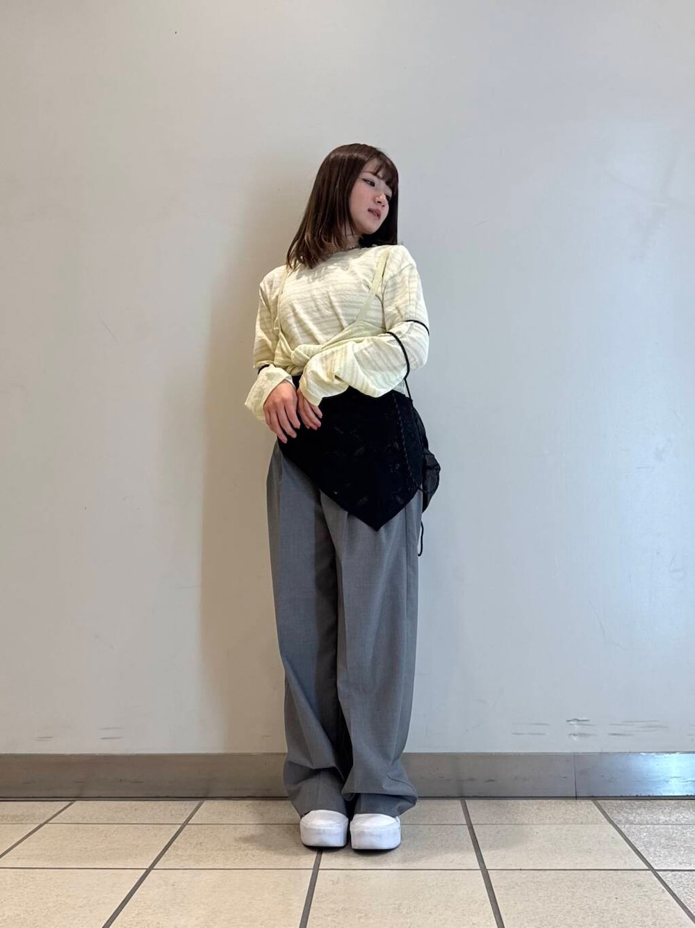 KBF border knit + bustier SET