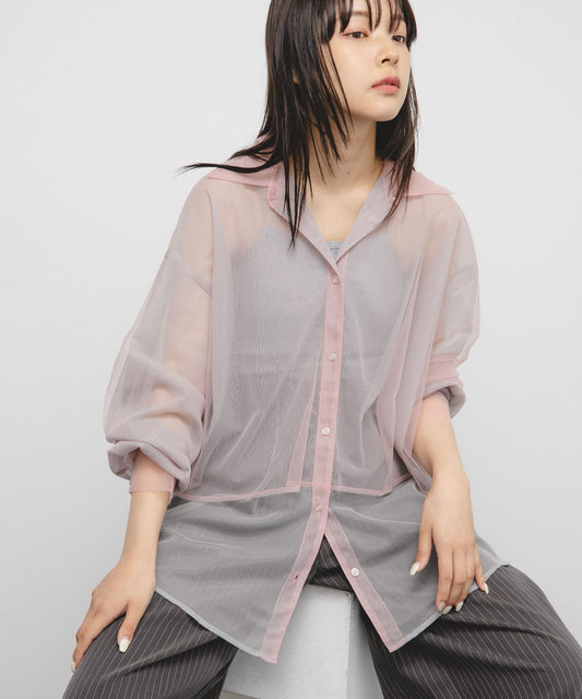 KBF Tulle layered shirt