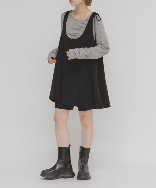 KBF 2WAY low flare mini dress