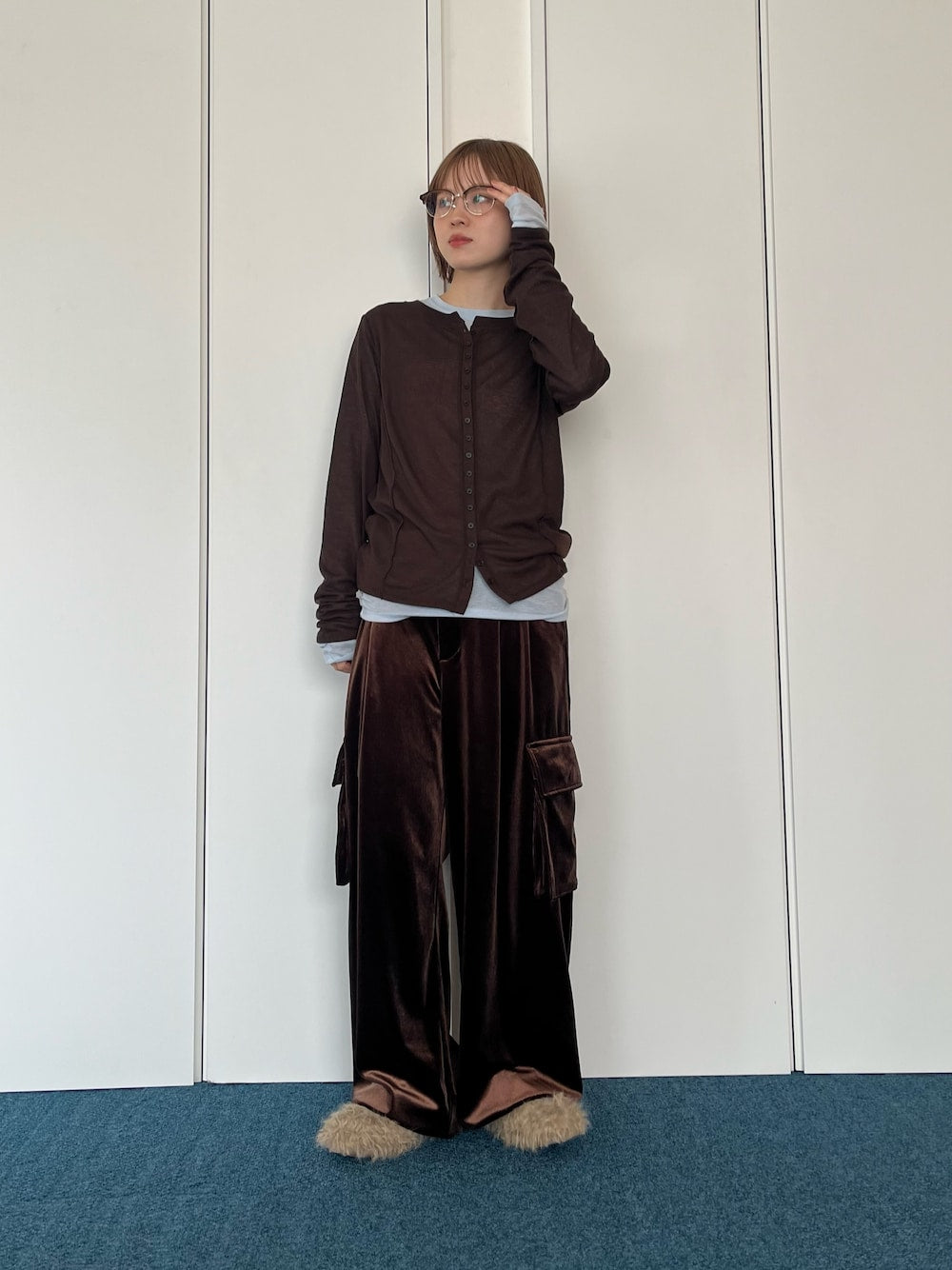 「1 Set 2 件」KBF 配色設計層次上衣