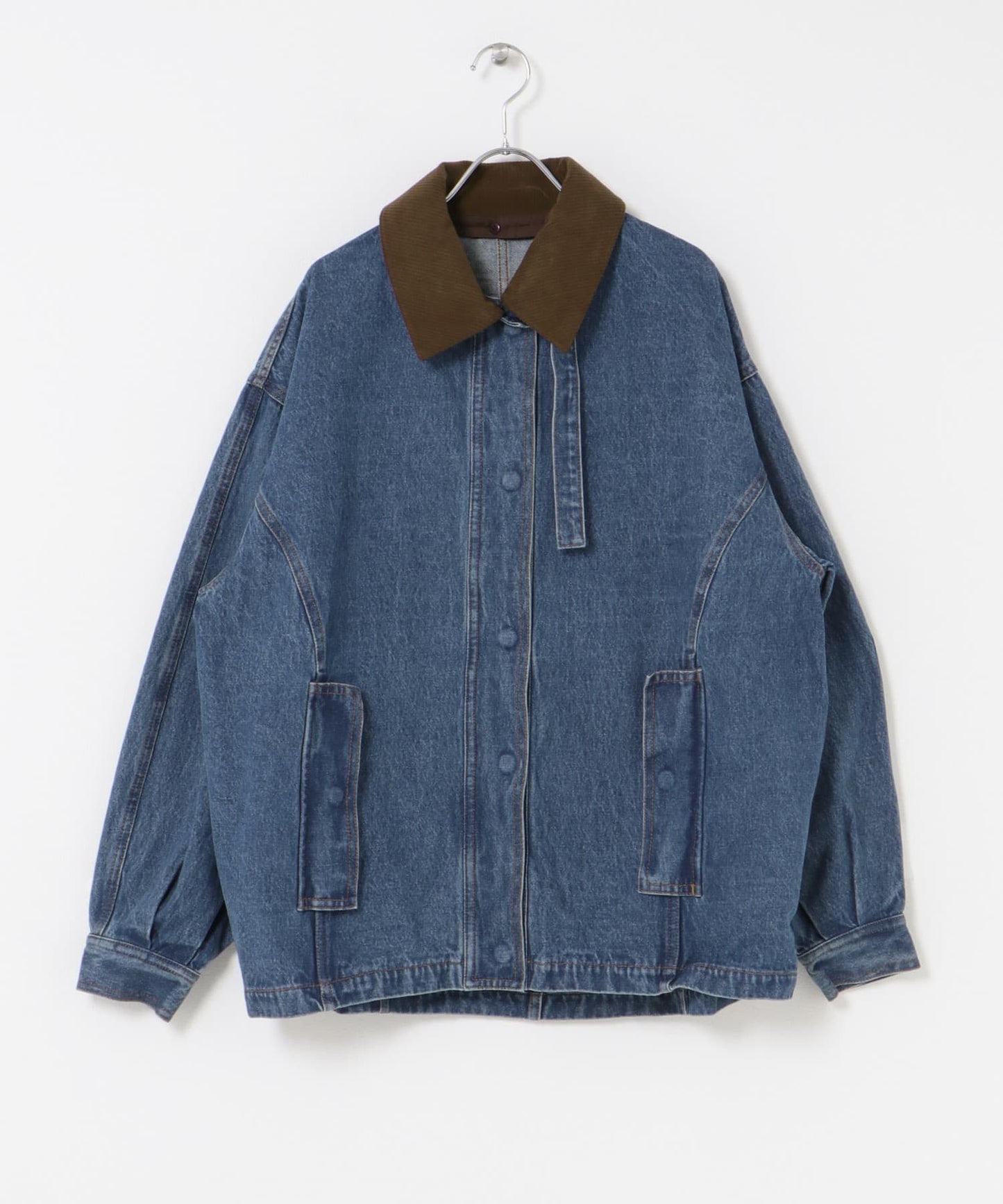 KBF 2WAY color denim blouson
