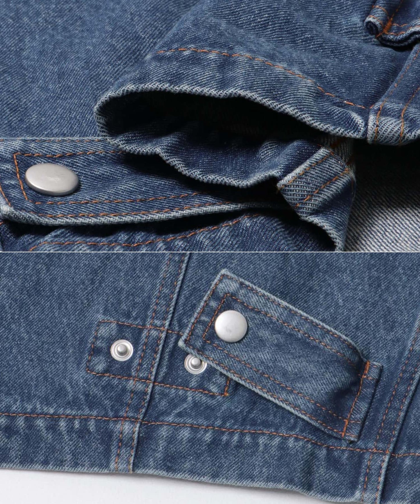 KBF 2WAY color denim blouson