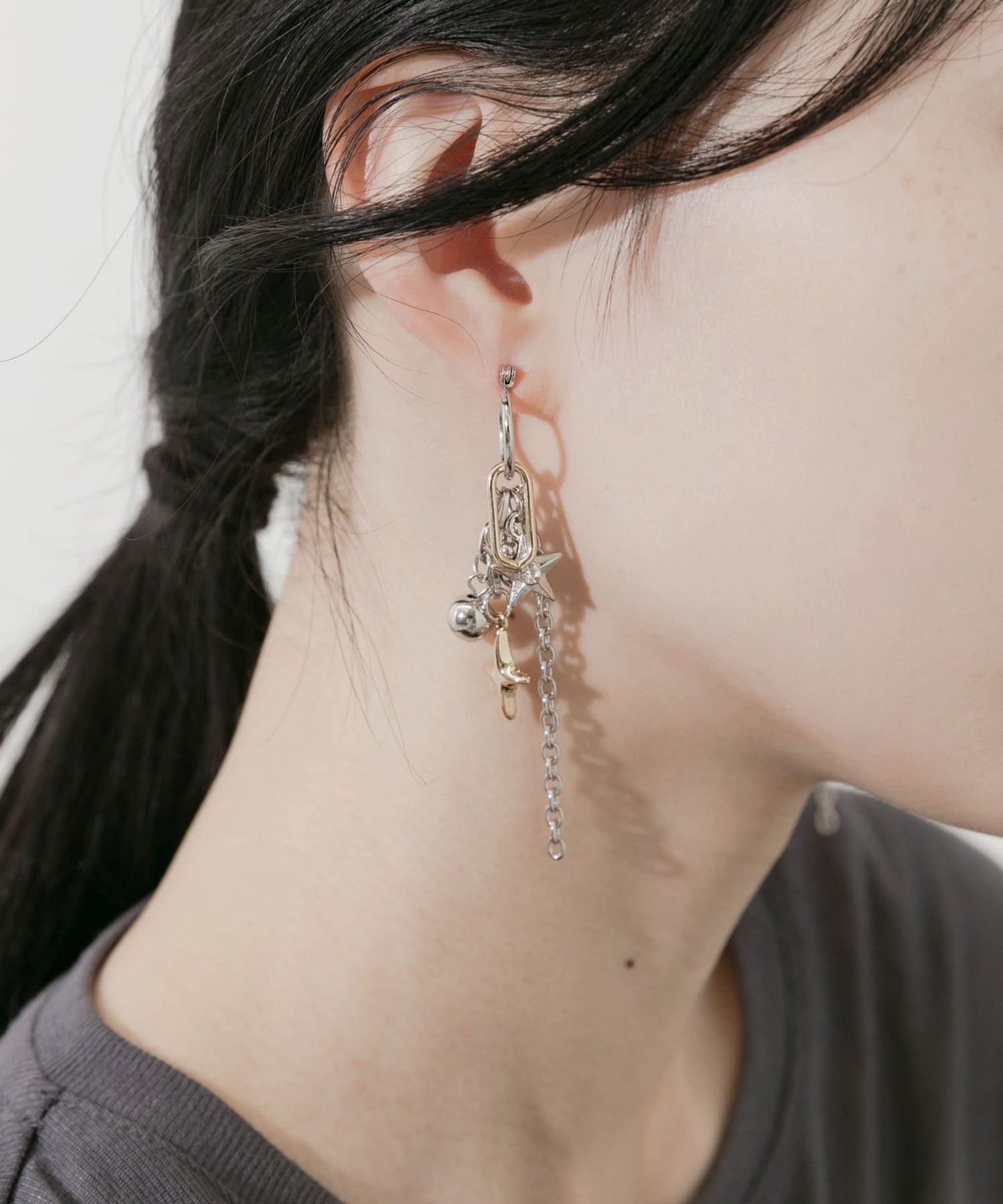 SMELLY Sparkle Multi-WAY Hoop Earrings