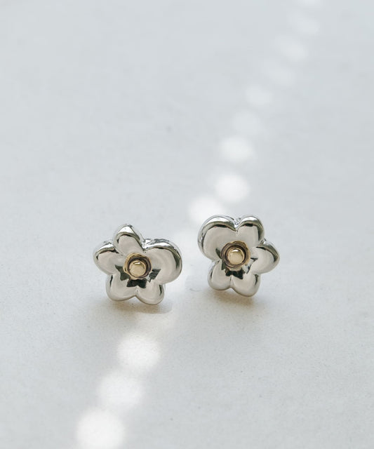 SMELLY 金屬花花耳環