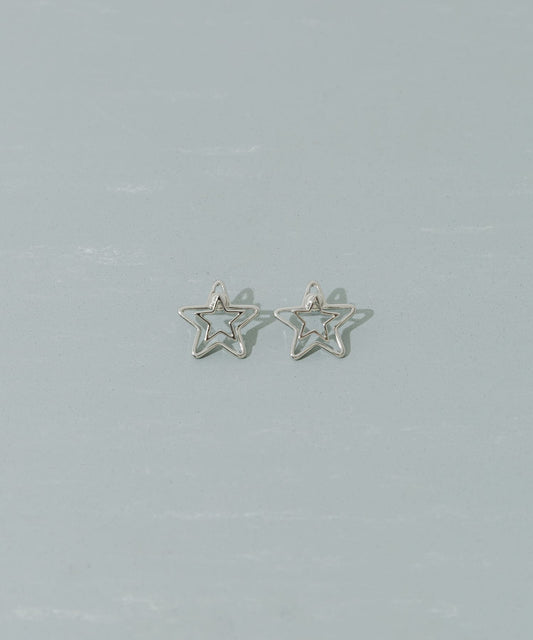 SMELLY Double Star Earrings