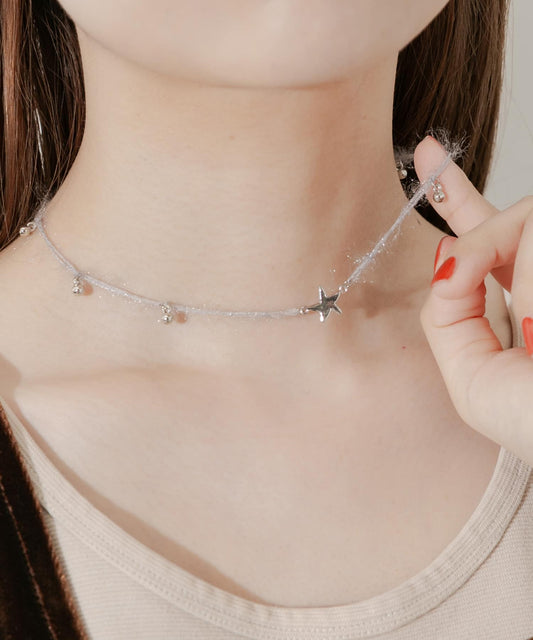 SMELLY 羊毛紗星星頸鍊