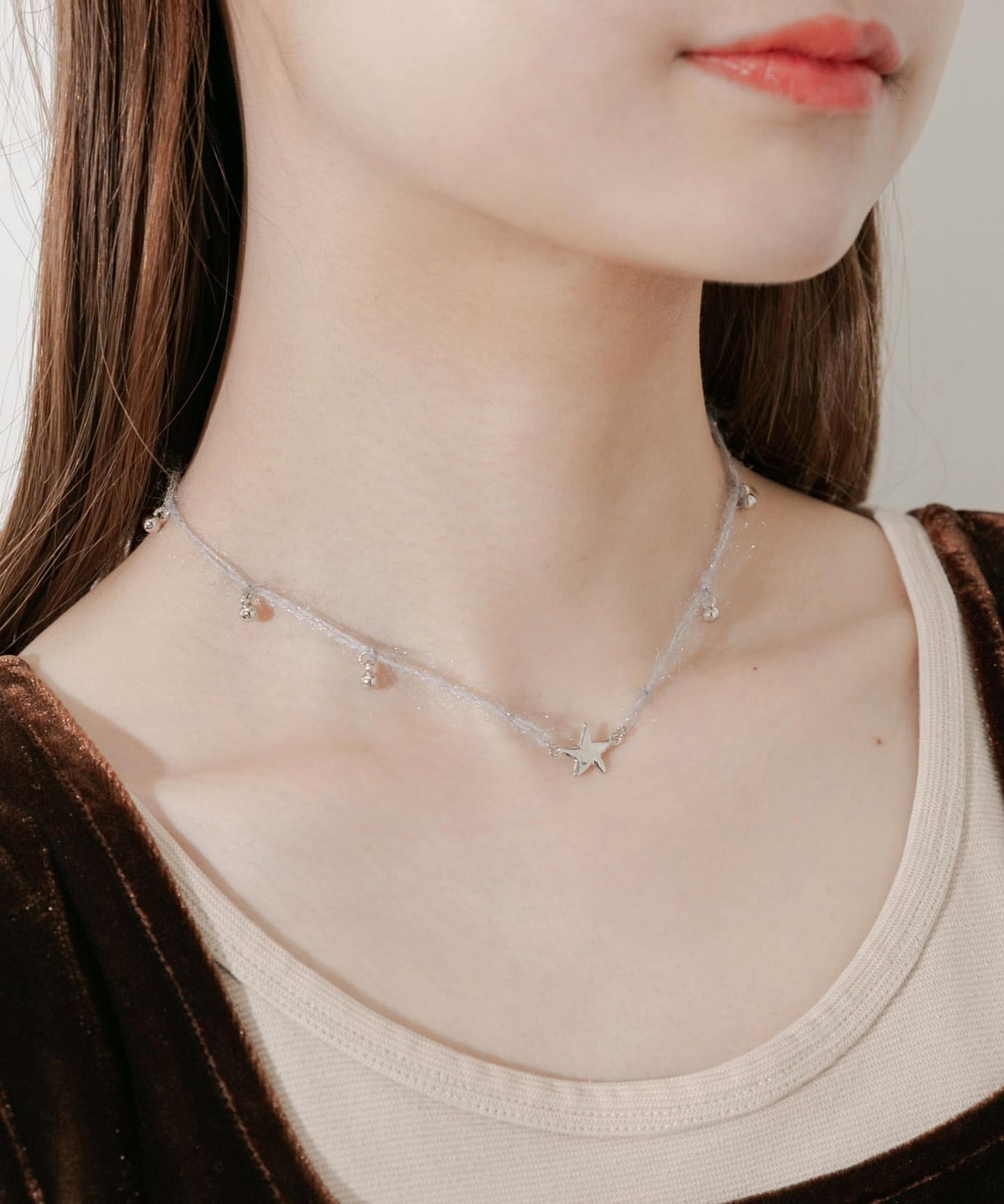 SMELLY 羊毛紗星星頸鍊