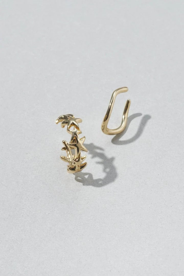GOLDY Micro Star Earcuff 2P Set