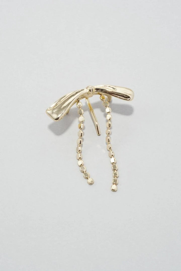 GOLDY Dot Chain Ribbon 髮插