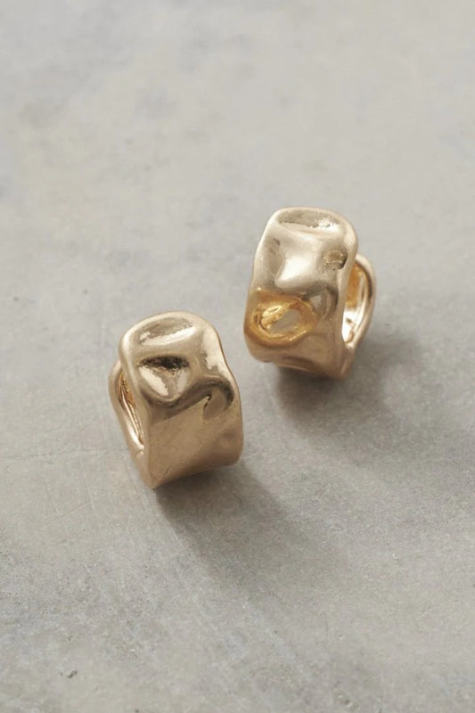 GOLDY BUMPY HOOP ONE TOUCH PIERCE