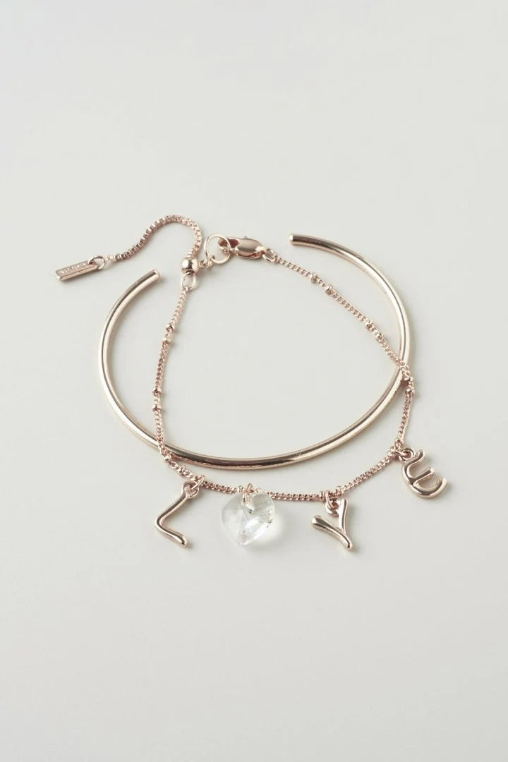 GOLDY Love Charm Bangles & Bracelets