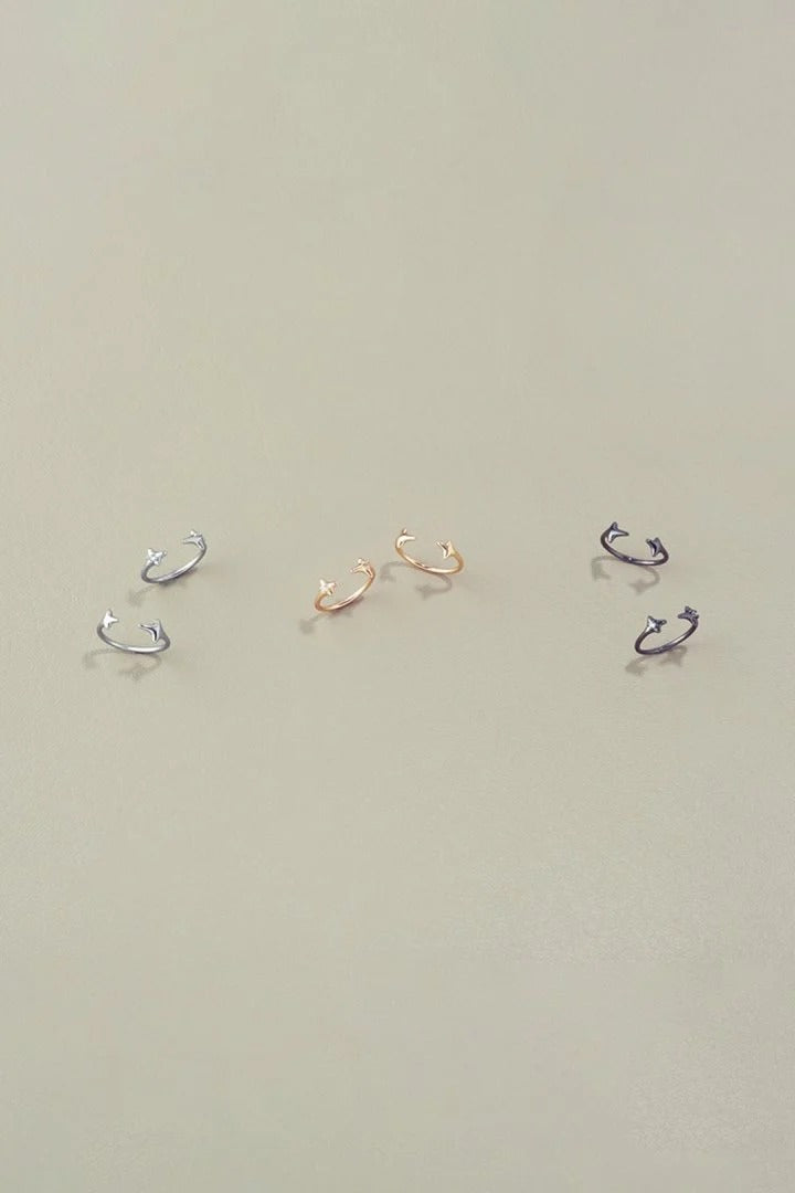 GOLDY Twinkle Motif Set Rings
