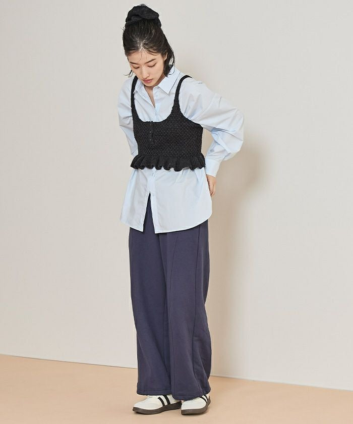 Miette 針織吊帶緊身胸衣配髮帶