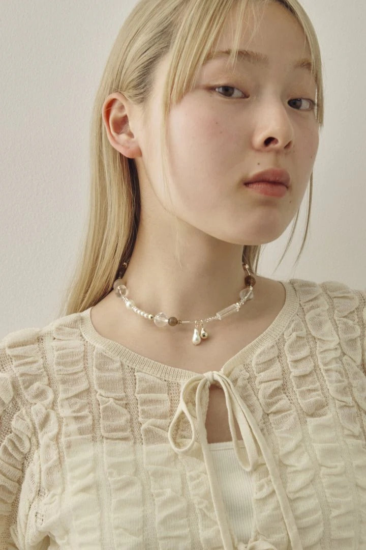 GOLDY Multi Color Beaded Neckcuff