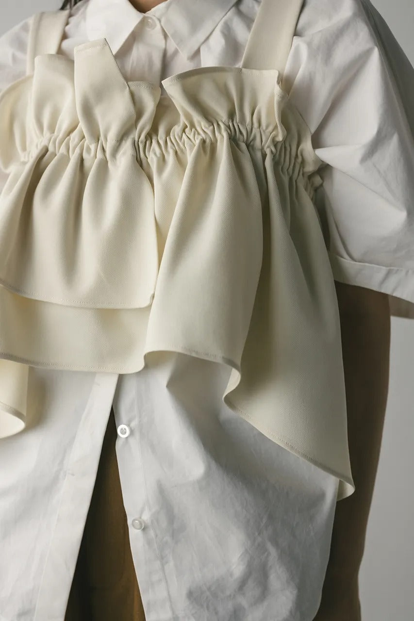 STYLEMIXER asymmetry frill bustier