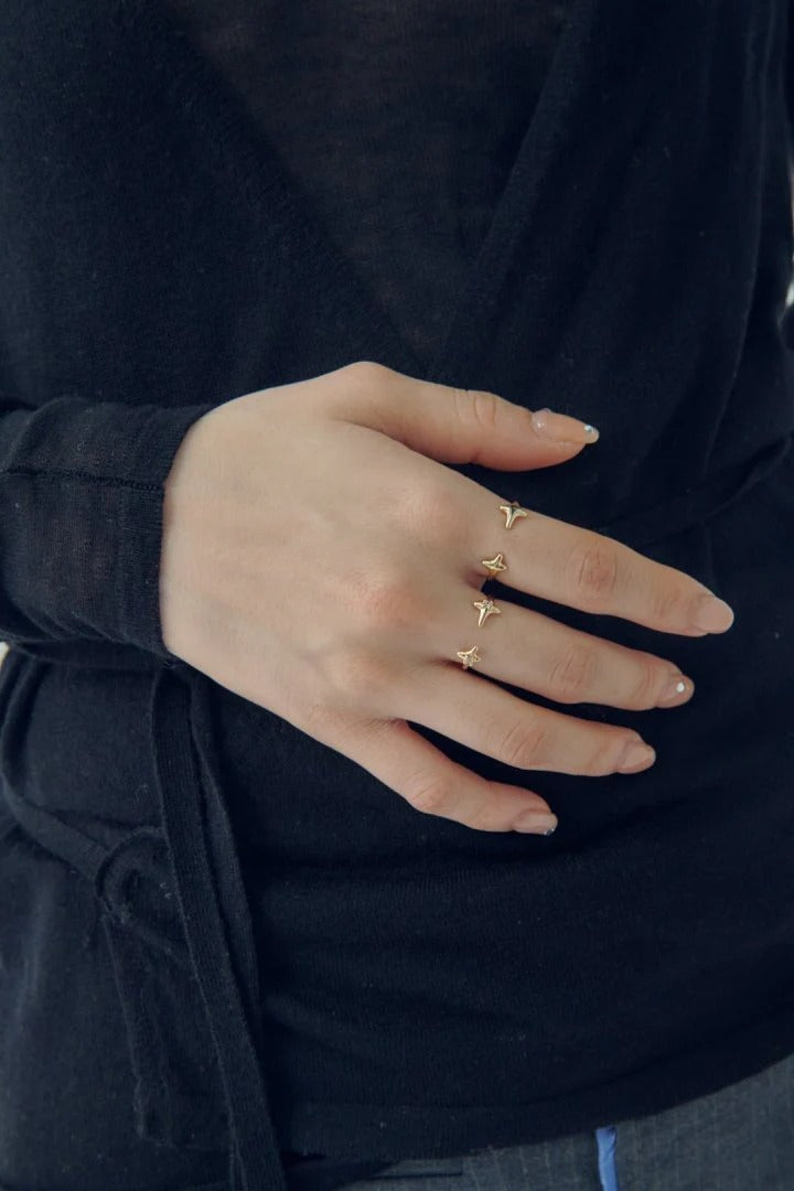 GOLDY Twinkle Motif Set Rings