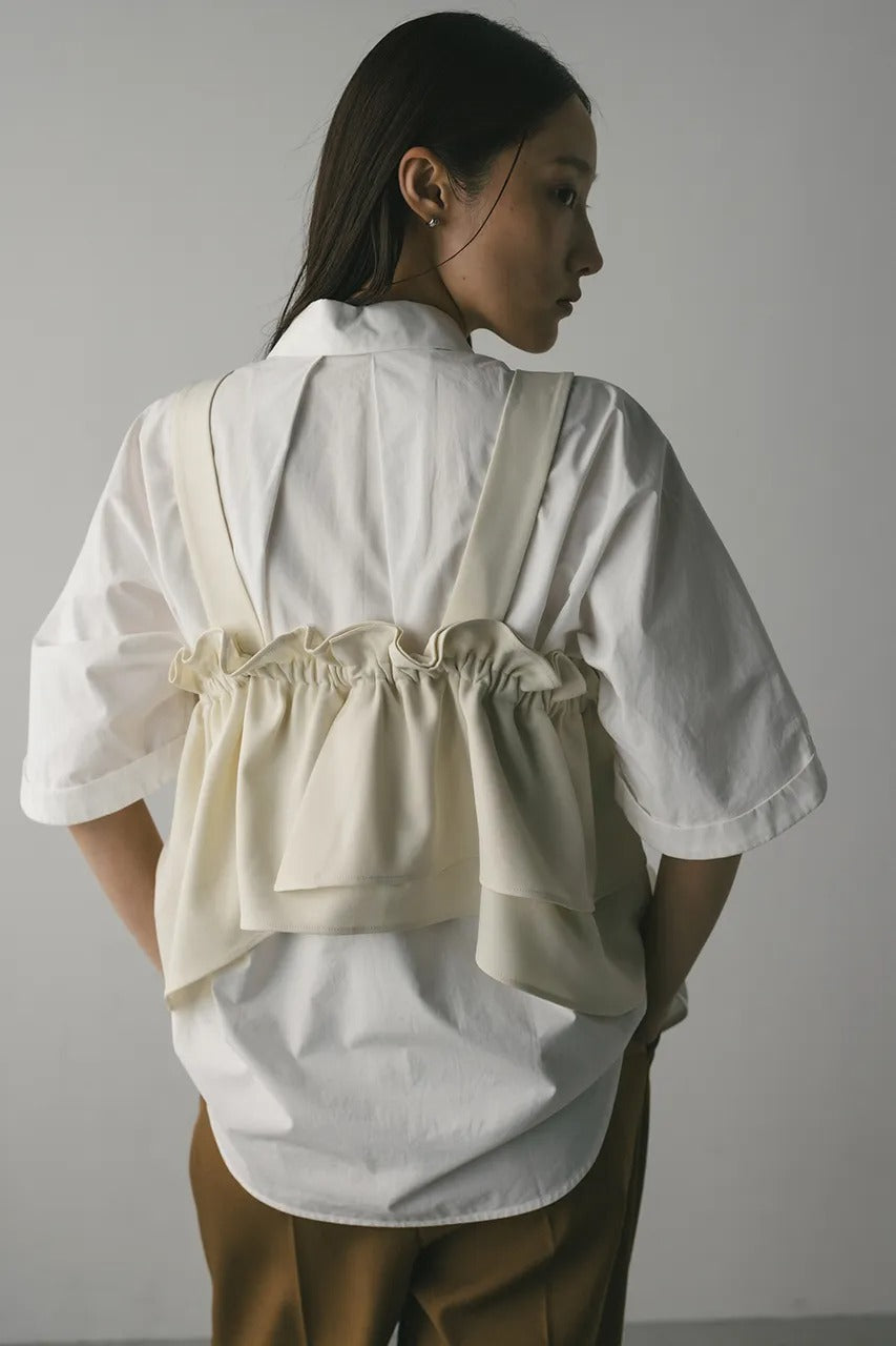 STYLEMIXER asymmetry frill bustier