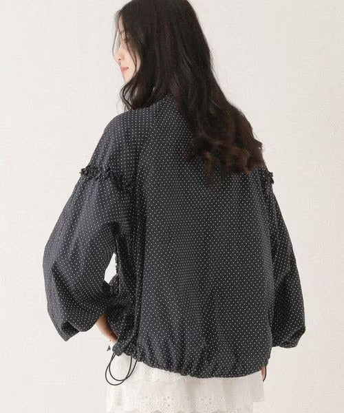 heather 褶邊尼龍 jacket