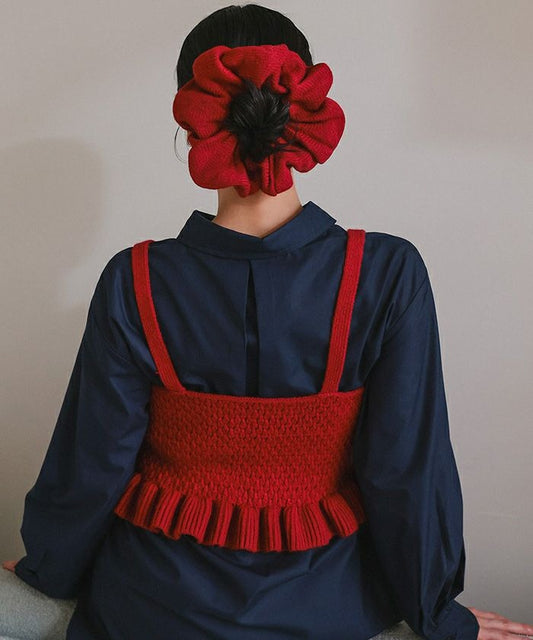 Miette 針織吊帶緊身胸衣配髮帶