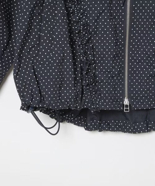 heather 褶邊尼龍 jacket