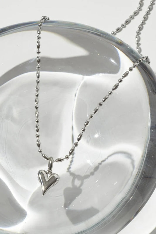 GOLDY 心形吊墜不銹鋼項鍊