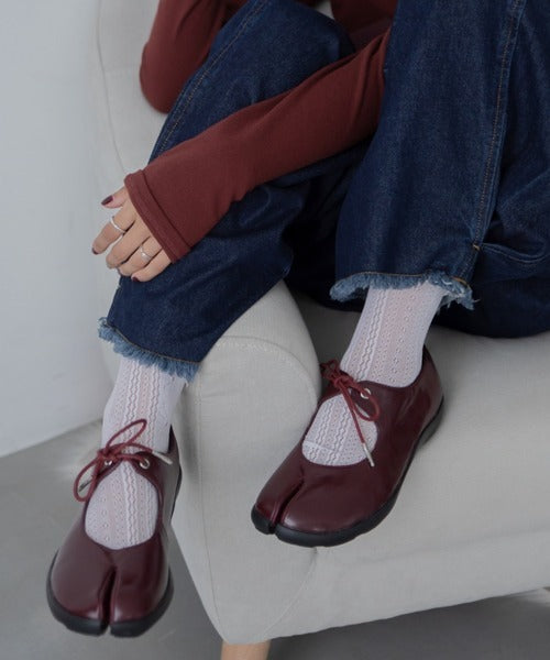 TABI 分趾 Ribbon Mary Jane