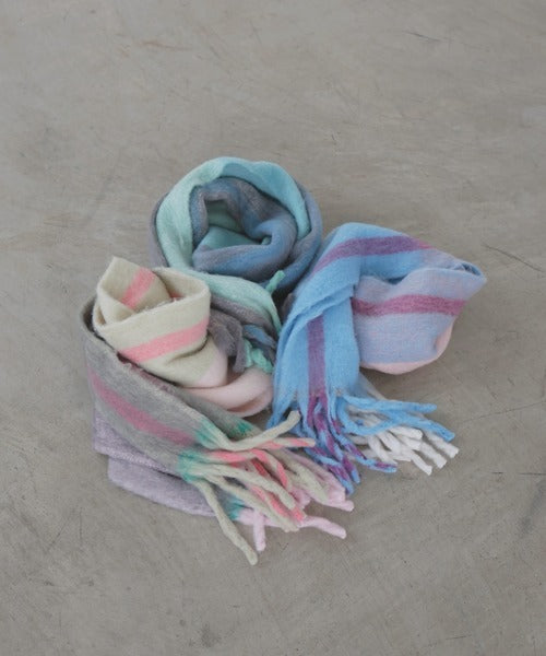 「全長240cm」LIAN 格仔長頸巾