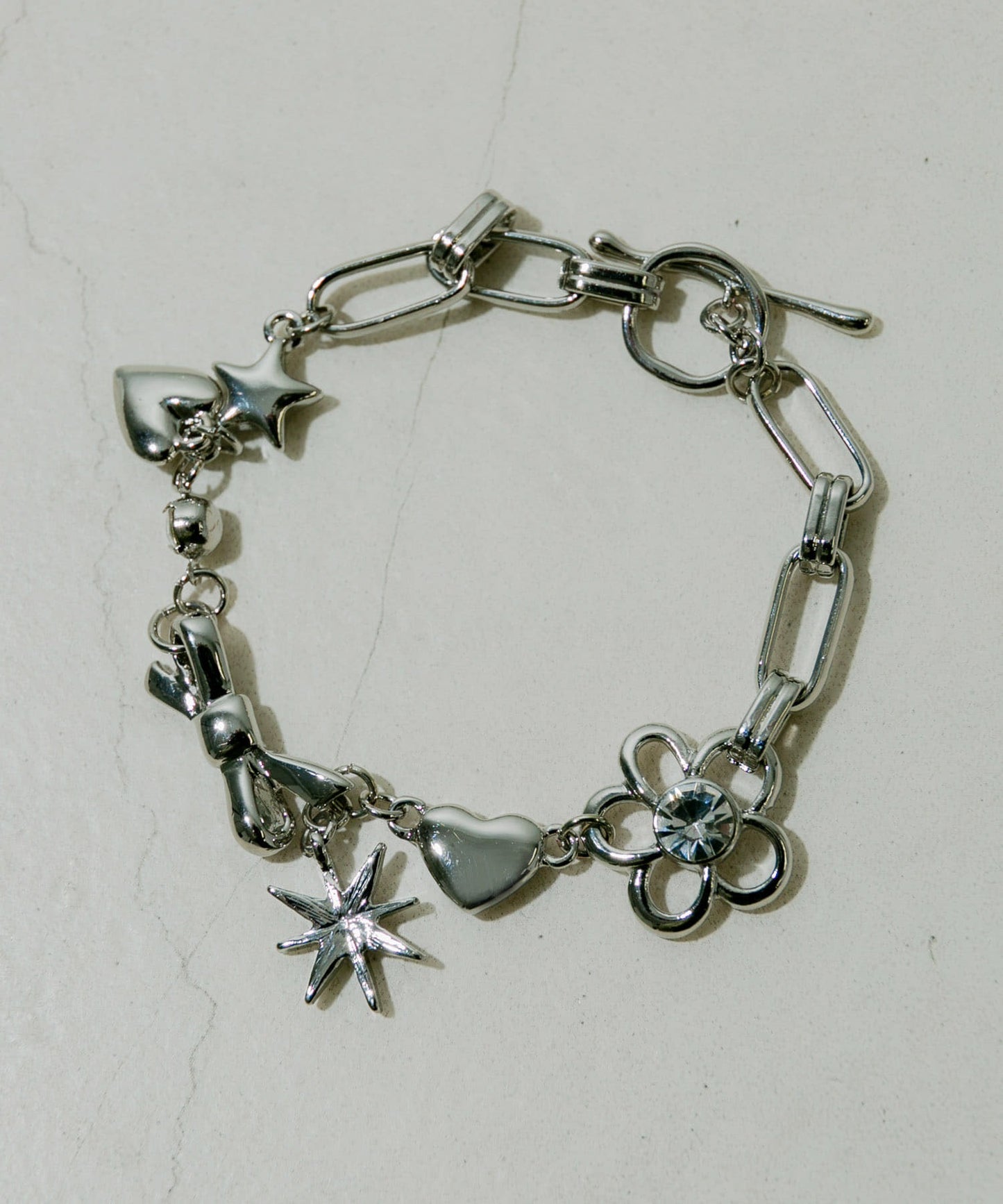 SMELLY Metal Chain Motif Mantel Bracelet