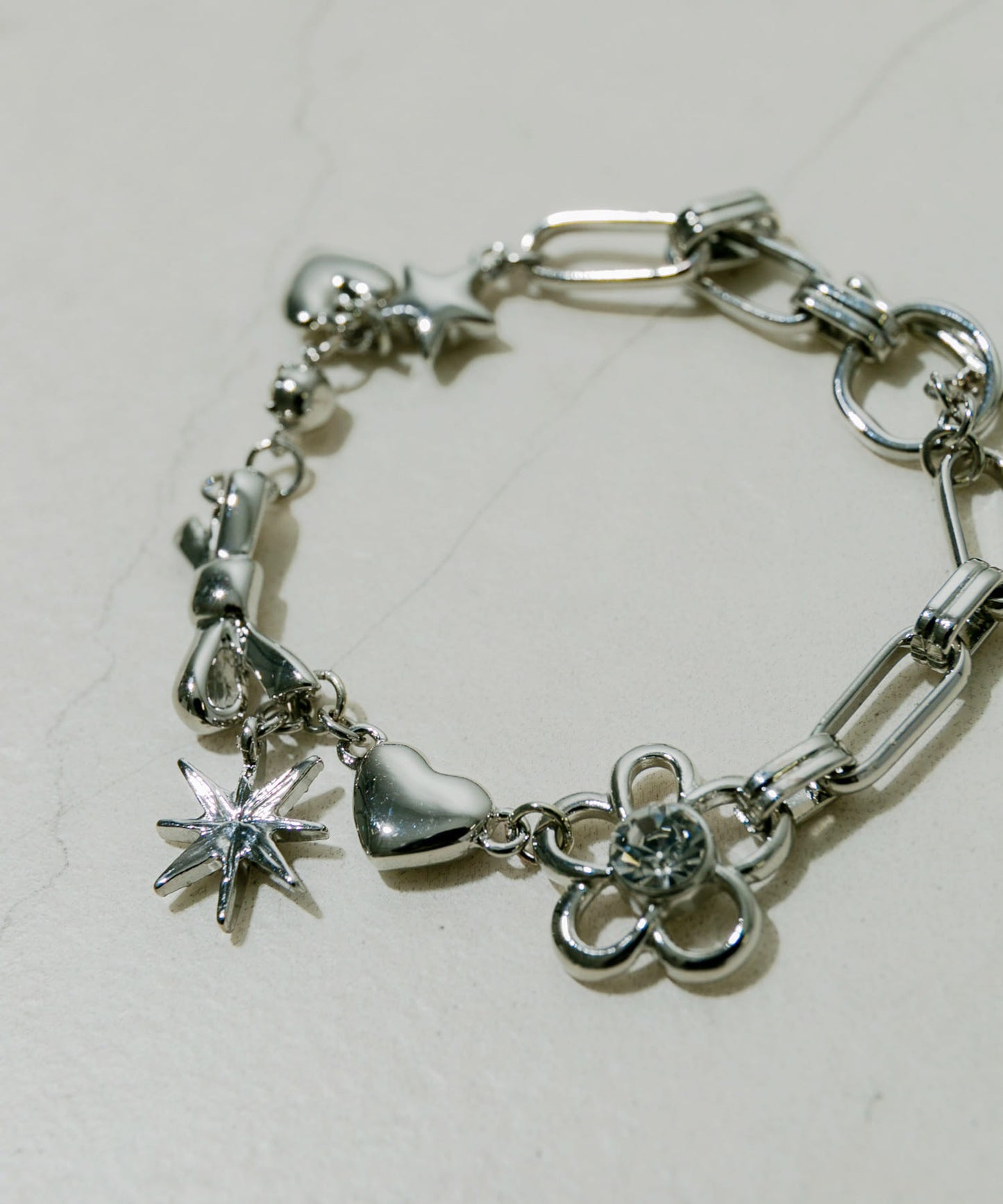 SMELLY Metal Chain Motif Mantel Bracelet