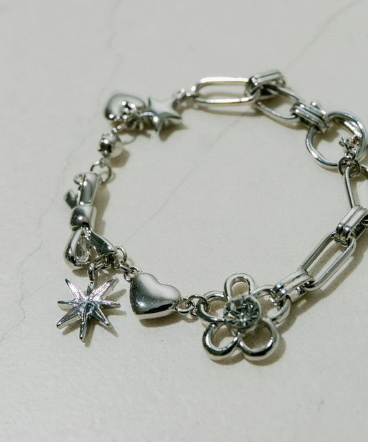 SMELLY Metal Chain Motif Mantel Bracelet