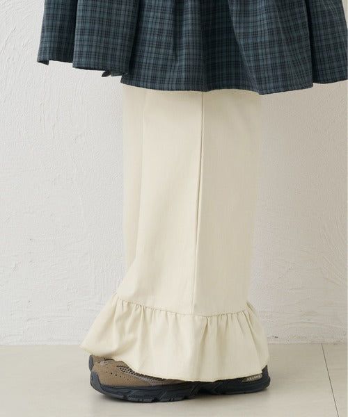 Kutir 荷葉邊喇叭褲