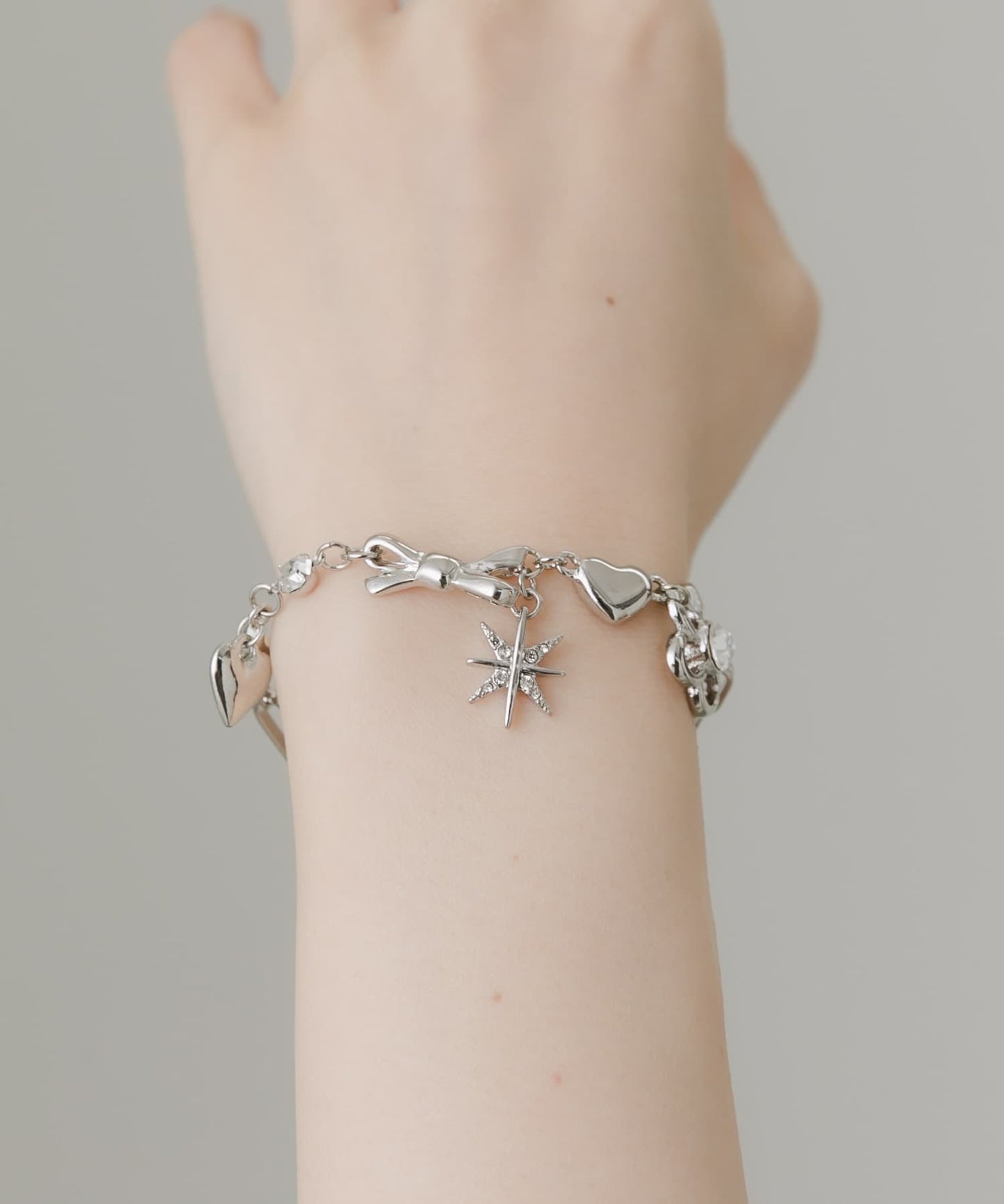 SMELLY Metal Chain Motif Mantel Bracelet