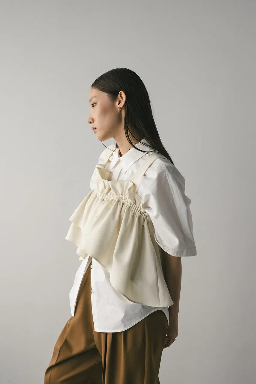 STYLEMIXER asymmetry frill bustier